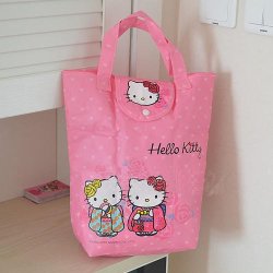 Hello Kitty Folding Shopping Bag