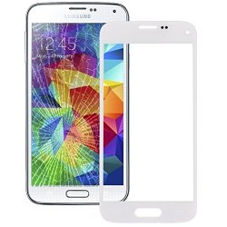 Replacement Pats Front Screen Outer Glass Lens For Samsung Galaxy S5 MINI Color : White
