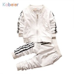 Kabeier Boy Clothing Tracksuits - Gray 4T
