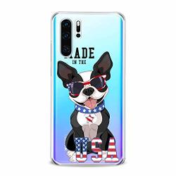 Lex Altern Tpu Case For Huawei P30 Pro P20 Lite P10 P9 Plus Mate 20 Colorful Cute Bulldog Trendy Dog Watercolor Clear Animal Cover