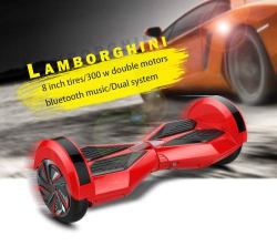 8" Inch Lamborghini Electroplate Hoverboard With Bluetooth remote Hot