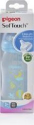 Softouch Clear Pp Bottle 240ML Blue