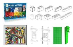 Pixel World 1000PC Variety Building Blocks Set