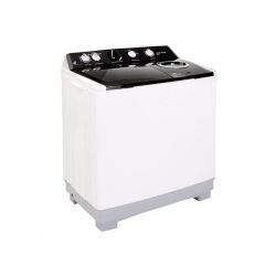 Kelvinator 14.5KG Twin Tub Washing Machine - White With Black Lid