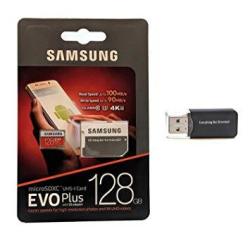 128GB Micro Sdxc Evo Plus Bundle Works With Samsung Galaxy S10 S10+ S10E Phone MB-MC128 Plus Everything But Stromboli Tm Card Reader