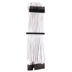 - Premium Individually Sleeved Atx 24-PIN Cable Type 4 Gen 4 - White