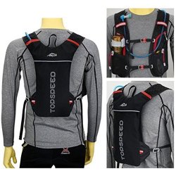 X-dtit Marathon Vest Style Water Bag Polyester Hydration Backpack Running Sport Cycling. Black