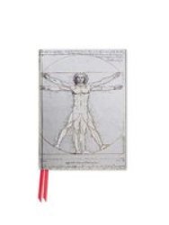 Da Vinci: Vitruvian Man Foiled Pocket Journal Notebook Blank Book New Edition