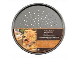 Chicago Metallic Non-stick Perforated Pizza Crisper 35.5CM