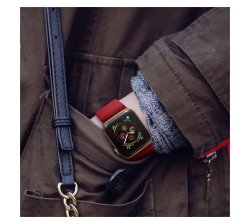 Nylon Solo Loop Strap With Buckle For Apple Watch 38 40 41MM-WINE Red