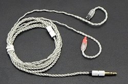 Gotor Silver Plated Audio Extension Cord Audio Cable Headphone Cords Headphone Jack Cord Headphone Cable With Talk Control For Ath IM50 IM70 IM01 IM02