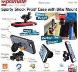 Promate Ride.i5-Shock Proof Case With Bike Mount For iPhone 5 5s - Red