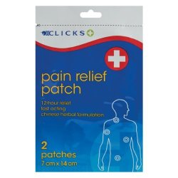Clicks Pain Relief Patch 2 Patches