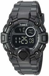 Timex Men's TW5M27400 Dgtl A-game 50MM Black Resin Strap Watch
