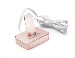 Iphone 7 Charging Dock Mnever-never Aluminum Charging Lightning Dock Station For Apple Iphone 5 6 7 PLUS Ipad MINI With Lightning Cable Apple Mfi Certified Rose Gold
