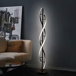 brightech twist modern led living room floor lamp