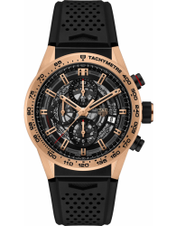 Tag Heuer Carrera Calibre Heuer 01 43mm Automatic Skeleton Chronograph 18K Rose Gold Men's Watch