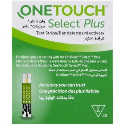 OneTouch Select Plus Strips 50 Strips