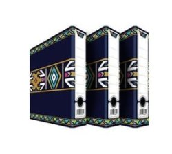 Thuto A4 70MM Arch Lever File Pack Of 3 - Ndebele Edition