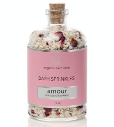 Set The Mood For Love With Elixir Naturel Romance Scent Organic Bath Bomb Sprinkles - 100% Natural Bath Fizzies Full Of Essential Oils And