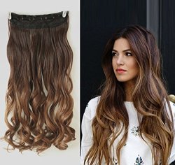 Deals On 20 Inches Wavy 3 4 Full Head Clip In Hair Extensions