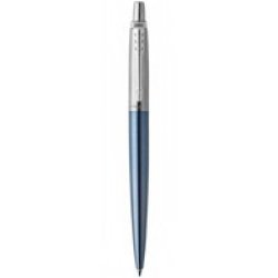 Jotter Ballpoint Pen - Waterloo Blue Chrome Trim
