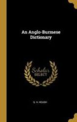 An Anglo-burmese Dictionary Hardcover