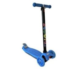 Kids Ride On Scooter With Flashing Wheels-blue