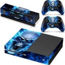 Decal Skin For Xbox One: Blue Skull