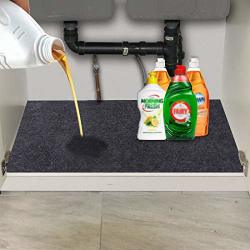 Convelife Absorbent Garage Floor Oil Mat,Under Sink Mat Protects Garage Floor 36inchesx 36inches