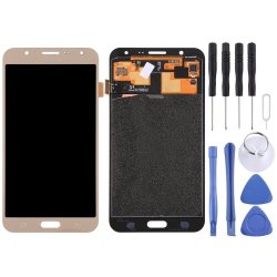 Silulo Online Store Lcd Screen And Digitizer Full Assembly Oled Material For Galaxy J7 J700 J700F J700F DS J700H DS J700M J700M DS J700T J700P Gold