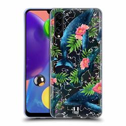 Head Case Designs Humpback Whales Floral Marine Mammals Soft Gel Case Compatible For Samsung Galaxy A70S 2019
