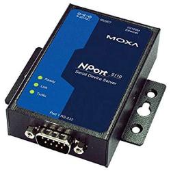Moxa Nport 5110 - 1 Port Serial Device Server 10 100 Ethernet RS232 DB9 Male