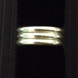 Toe Ring 6MM Triple D Shape Sterling Silver