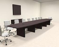 Modern Boat Shaped 20' Feet Conference Table OF-CON-CP28