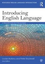 Introducing English Language - A Resource Book For Students Paperback 2nd Revised Edition