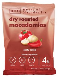 Dry Roasted Macadamias - Zesty Salsa