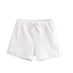 Newborn Toddler Baby Boy Girl Shorts Bloomers Summer Cotton Kid Soft Pack 2T 1-2 Years White