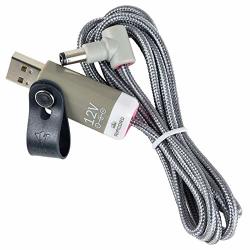 Myvolts Ripcord - USB To 12V Dc Power Cable Compatible With The D-link DSL-2680 Router