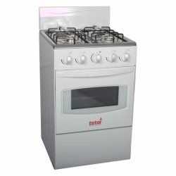 Totai 4 Burner Gas Stove with FFD in White
