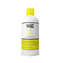 Yellow Colour Water-based Dtg Pigment Ink 1KG Bottle Span Style= Color: FFFF00 span