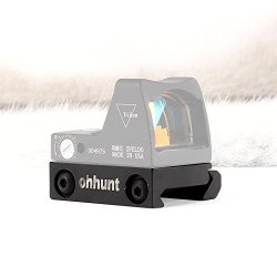 Ohhunt Rmr Type Picatinny Rail Mount For Red Dot Sight Ruggedized Miniature