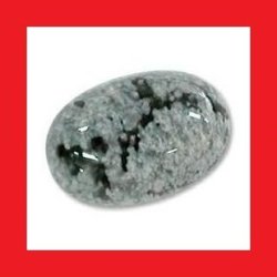 Snowflake Obsidian - Oval Cabochon - 0.74CTS