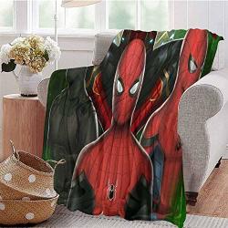 Housedecor Queen Size Blanket Spiderman Far From Home Suits Np Throw Blanket Gifts For Kids And Woman 80X60 Inch