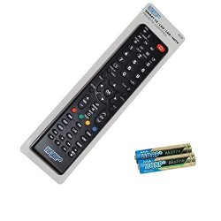 Hqrp Remote Control For Panasonic TC-P42S60 TC-P42ST30 TC-P42U1 TC-P42U2 TC-P42X1 TC-P42X3 Lcd LED HD Tv Smart 1080P 3D Ultra 4K Plasma + Hqrp Coaster