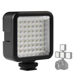 SUPON 49 LED Continuous On Camera LED Panel Light Portable Dimmable Camera Camcorder LED Panel Video Lighting Compatible For Dslr Camera Canon Nikon S