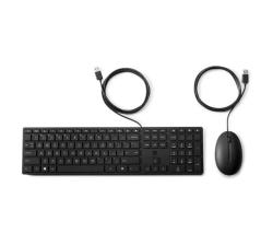HP 320MK Wired USB Desktop Keyboard And Mouse Combo