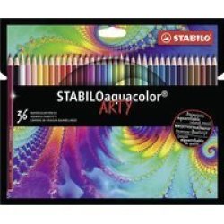 Arty Aquacolor Watercolour Pencils 36 Pack