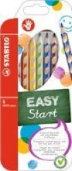 Easycolors Colour Pencils - Right Handed 6 Pack