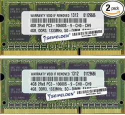 Memory Ram Compatible with HP/Compaq Pavilion Elite E9240F 8GB E9290F by CMS A69 E9280T 2X4GB E9270F